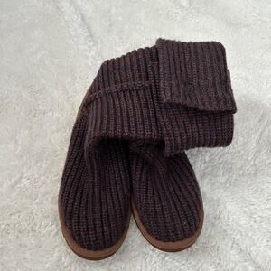 UGG Australiawomen's (Size 7M) Classic Cardy Boot - Red/Brown